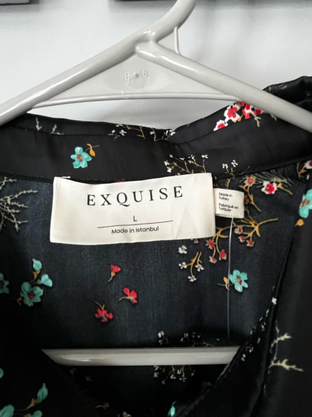NWT Anthropologie Exquise The Tobie Long Sleeve Satin Mini Shirt Dress L - Picture 3 of 9